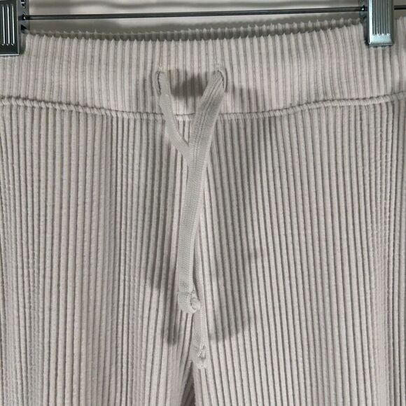 Haven Well Within Joggers Women's Small White Pull On Pockets Drawstring Ribbed - Picture 4 of 10